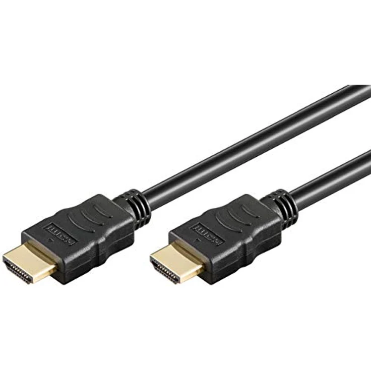 GOOBAY High Speed HDMI™ Kabel 2 m, 4K/60 Hz, mit Ethernet, vergoldete Kontakte, ideal für TV, Spielekonsolen und Streaming – Bild 1