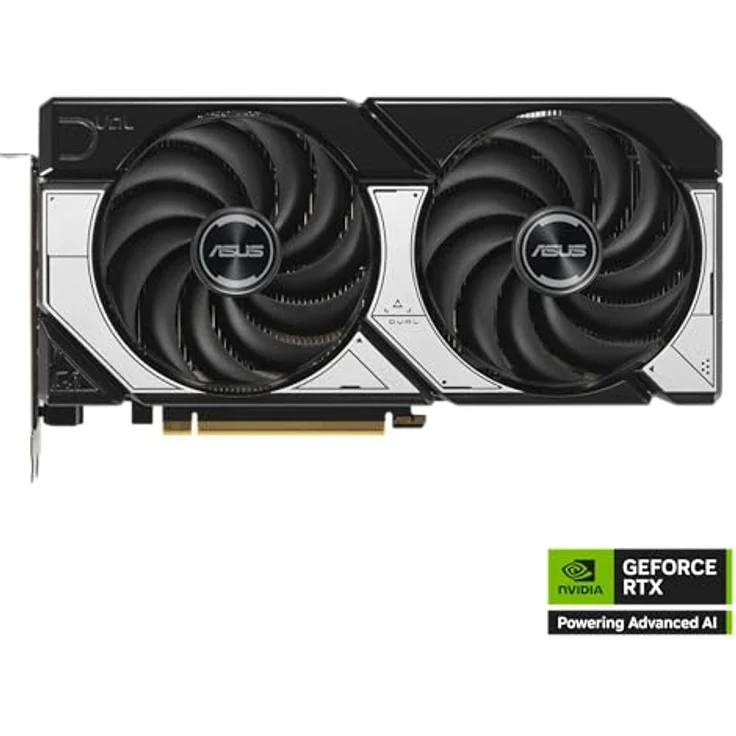 ASUS Dual GeForce RTX 5070 OC Edition, 12GB GDDR7 Grafikkarte mit NVIDIA Blackwell Architektur, DLSS 4, 3x DisplayPort 2.1b, 1x HDMI 2.1b, 2,5-Slot Design, PCIe 5.0 – Bild 2