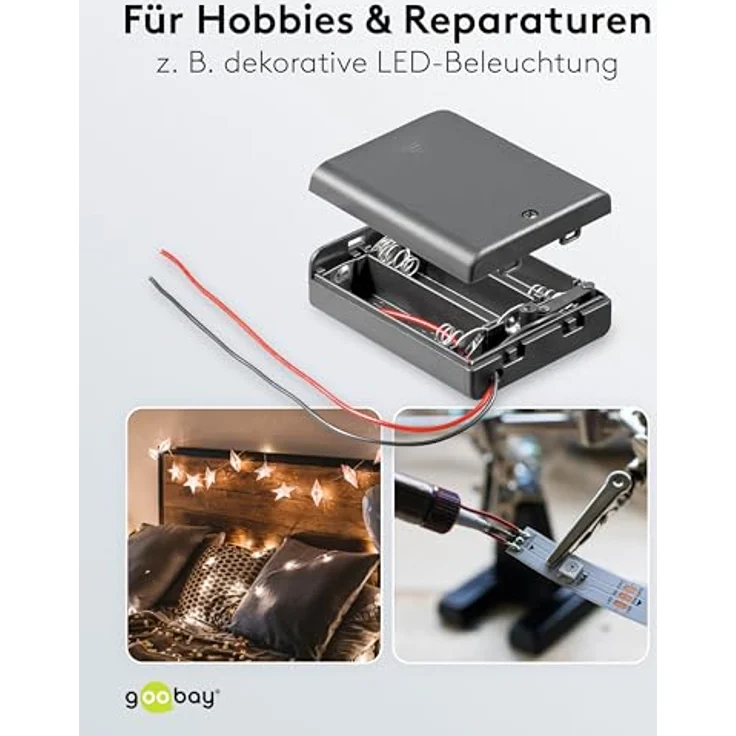 Batteriehalter, 3xmignon 'AA', geschlossenes Gehäuse – Bild 6