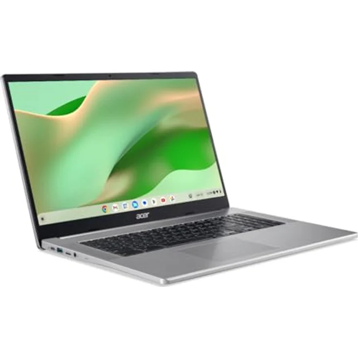 Acer Chromebook 317 (CB317-1H-C7H8) Laptop | 17,3" FHD Display | Intel Celeron N5100 | 4 GB RAM | 128 GB eMMC | Intel UHD Grafik | Google ChromeOS | Silber – Bild 3