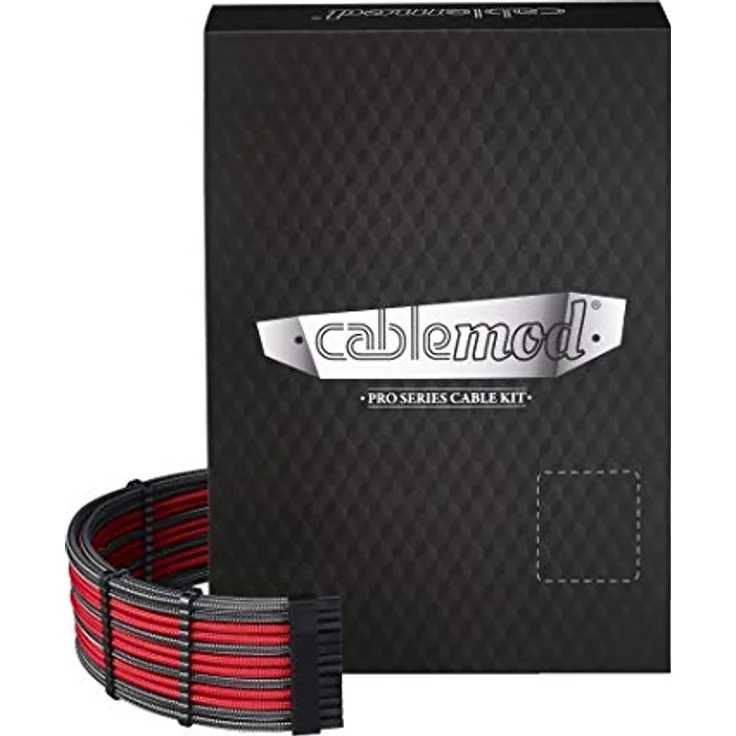 CableMod cm-PRTS-FKIT-NKCR-R PRO ModMesh RT-Serie ASUS ROG/Seasonic Kabel-Kits, Schwarz