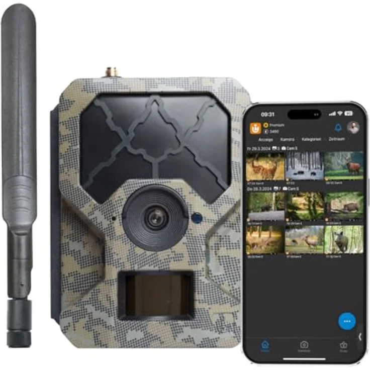 ICUserver CLOM Cam-S, Wildkamera mit 0,1 Sekunden Auslösegeschwindigkeit, GPS-Tracking und Nachtsichtfunktion – Bild 1