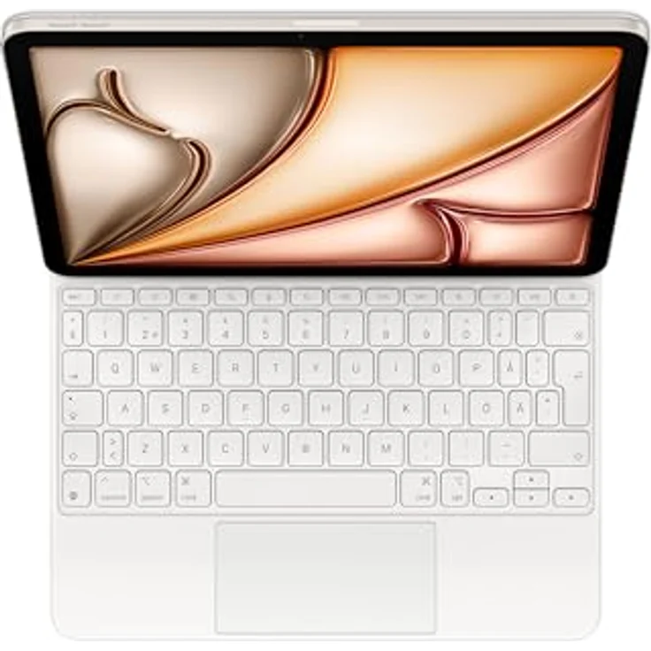 Apple Magic Keyboard Case für 11" iPad Air (M3), integriertes Trackpad, 14 Funktionstasten, wahlweise Schwedisch, Weiß – Bild 2