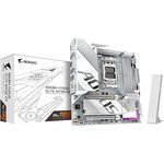 Gigabyte B850M AORUS Elite WIFI6E Ice Mainboard - AMD Ryzen 9000 Series CPUs, 12+2+1 Phasen Digital VRM, bis zu 8200MHz DDR5 (OC), 1xPCIe 5.0 + 1xPCIe 4.0 M.2, 2.5 LAN, WiFi 7, USB 3.2 Gen 2