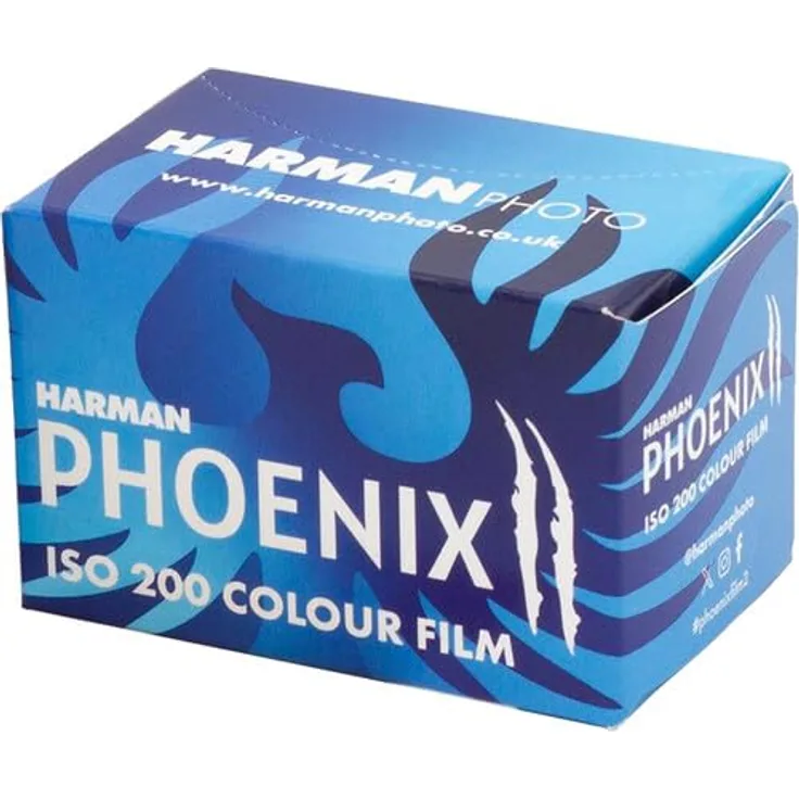 Harman Phoenix II 200 ISO 36 Belichtung, 35 mm Farb-Negativfilm mit lebendiger Farbwiedergabe und feiner Körnung