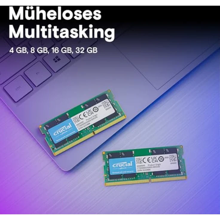 Crucial CT32G4SFD832A 32GB Speicher (DDR4, 3200 MT-s, SODIMM, 260-Pin, 1.2V, CL22) - Preisvergleich – Bild 3