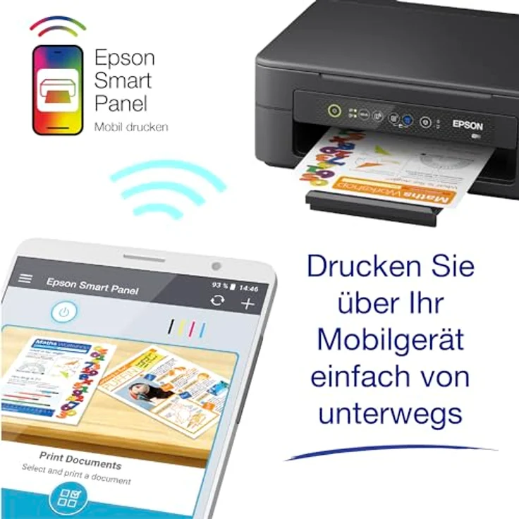 Epson Expression Home XP-2200 Tintenstrahl Multifunktionsdrucker - Farbdruck - 5760 x 1440 DPI - A4 - Direktdruck - Schwarz – Bild 9