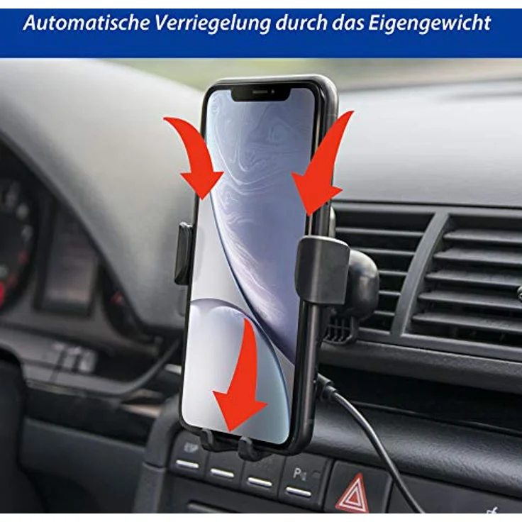 Wireless Car Charger, Handyladegerät, Ladegerät, Handyhalterung, Kabelloses Ladegerät – Bild 3