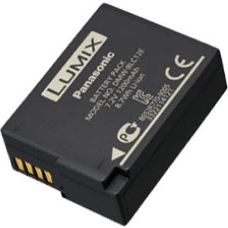 Panasonic LUMIX DMW-BLC12E Li-Ionen Akku 7,2V, 1200 mAh (geeignet für GH2, G5, FZ200, GX8, G70, FZ1000, FZ300, FZ200) – Bild 3