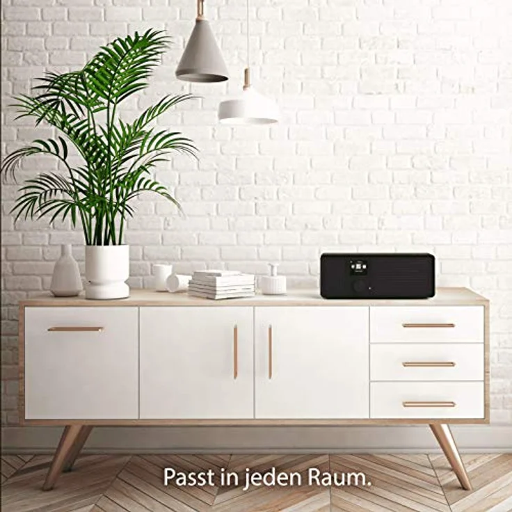 sky vision DAB 70 IR – Stereo DAB Plus Radio, WLAN Internet Radio (DAB+, FM UKW, Radio WLAN-fähig, mit AUX-Anschluss Plus Kabel, Digital Radio Wecker, mit Fernbedienung), schwarz – Bild 9