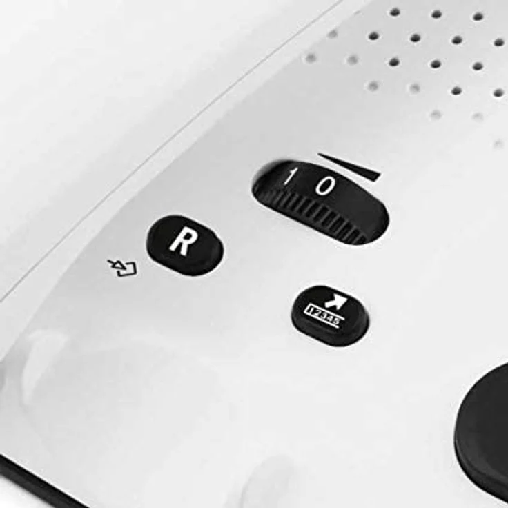 Doro PhoneEasy 331ph, Schnurgebundenes Großtastentelefon mit 3 Direktwahl-Fototasten, weiß (HDPHON02W) – Bild 4