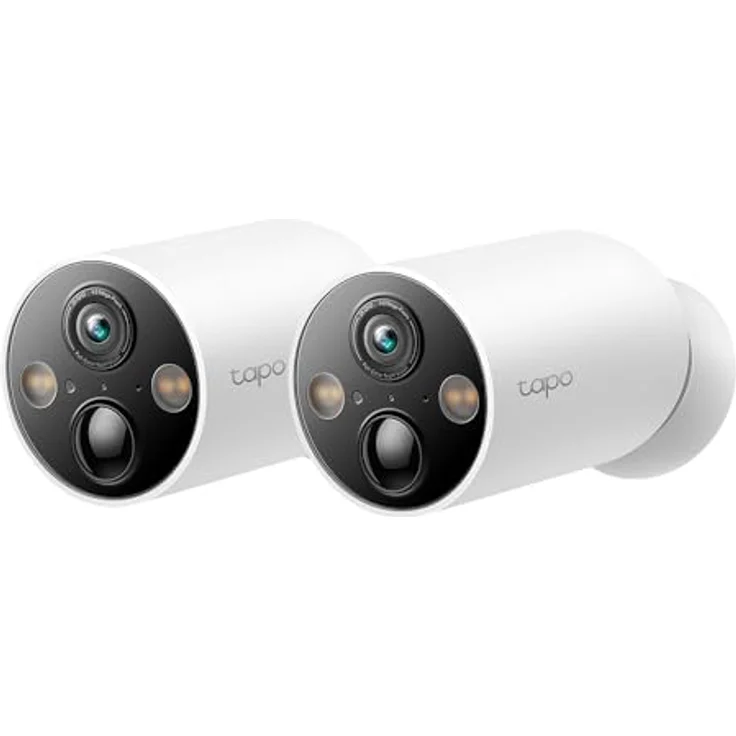 Tapo C425 Außenkamera Akku, 2-Pack | 2K Auflösung, WLAN, 10000-mAh-Akku, 150° FOV, Solarpanel Unterstützung, Alexa-kompatibel – Bild 1