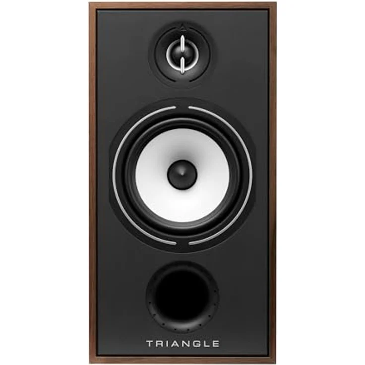 TRIANGLE BOREA BR04, Hi-Fi-Regallautsprecher mit 110W Leistung, 90 dB Wirkungsgrad, tiefen Bässen, Kastanie (Paar) – Bild 4
