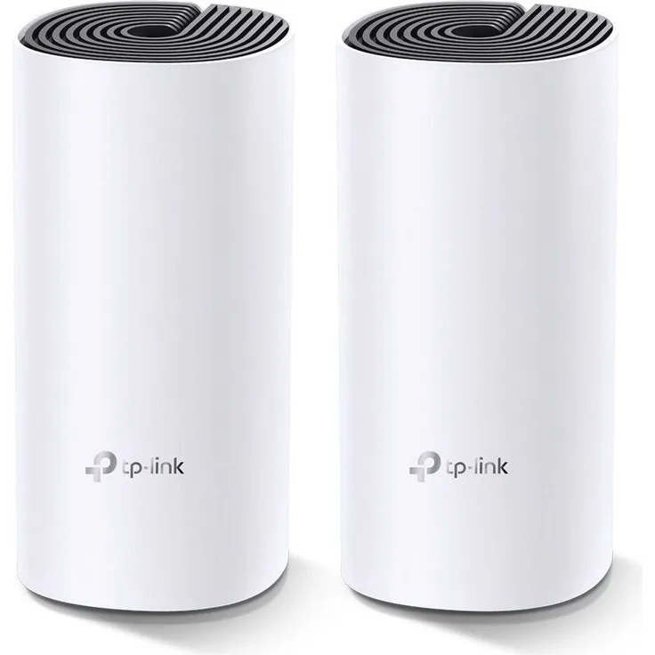 TP-Link Deco M4 AC1200 Mesh WLAN System, 2er Pack Dualband, schnelle und stabile Verbindung für über 100 Geräte