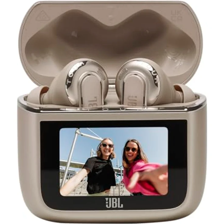 JBL Tour Pro 3 True Wireless Kopfhörer, Latte, 40 h Akkulaufzeit, Adaptive Noise Cancelling 2.0, JBL Spatial 360 Sound – Bild 4