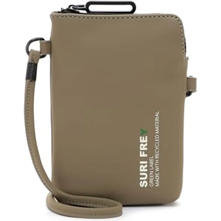 Suri Frey Jenny Handytasche, 13 cm, oliv, 100% Polyurethan, kompakte Größe