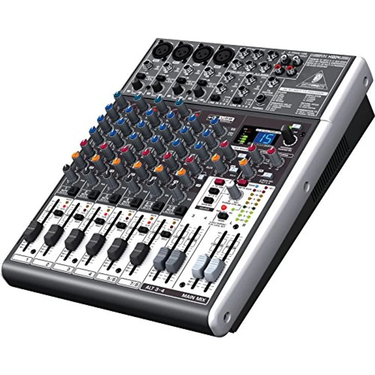 Behringer Xenyx X1204USB Mischpult mit USB-Audio-Interface (12-Kanal, 2/2 Bus) – Bild 4