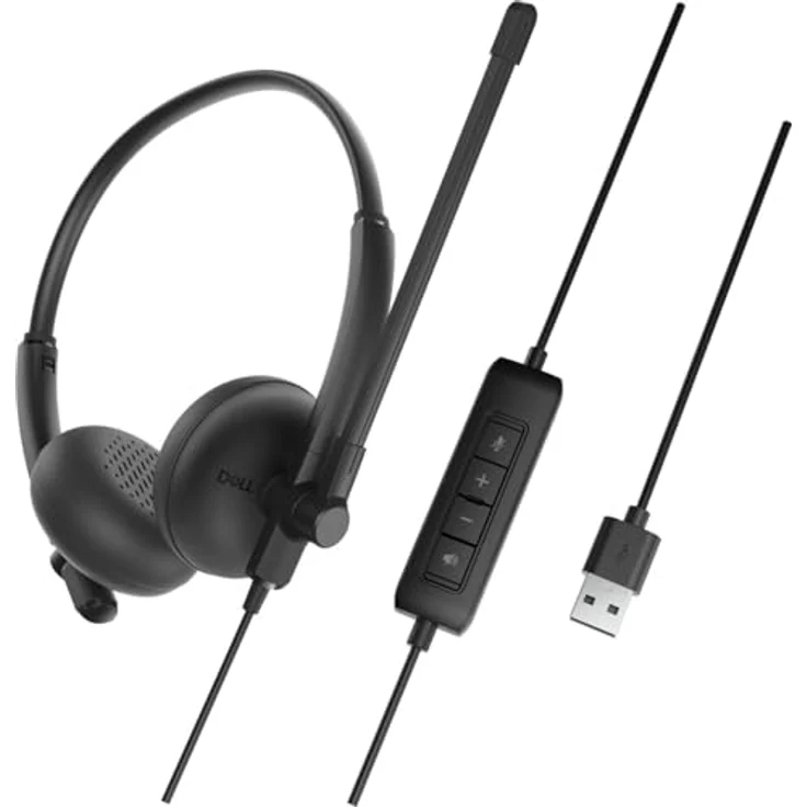 Dell WH125, kabelgebundene Kopfhörer mit klarem Klang und komfortablem Design – Bild 1