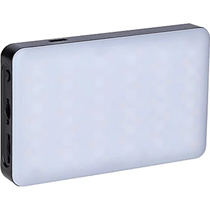 Rollei Lumis Compact RGB, kleine RGB Dauerlicht mit 360 Farben und tollen Lichteffekten, kompackte LED Lampe im Smartphone Format 28565 schwarz – Bild 1