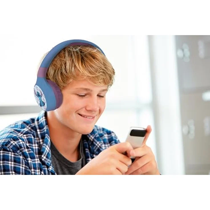 Lexibook Stitch, Bluetooth-Kopfhörer HPBT010DLXB mit 12 Stunden Akkulaufzeit, faltbar und abnehmbares Kabel – Bild 5