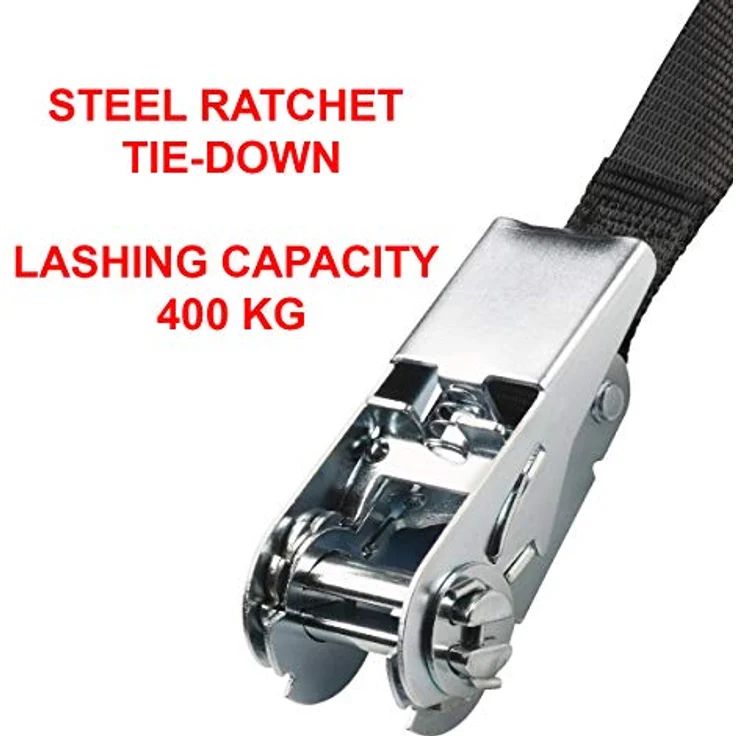 Master Lock Spanngurt 3108 mit Ratsche 5,00 m Schwarz – Bild 5