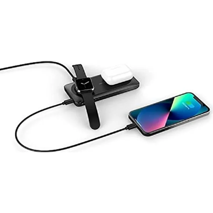 VEGER Power Bank MagMulti - 10 000mAh LCD Quick Charge for MagSafe + Apple Watch PD 22,5W Aufladen (W1156) – Bild 5