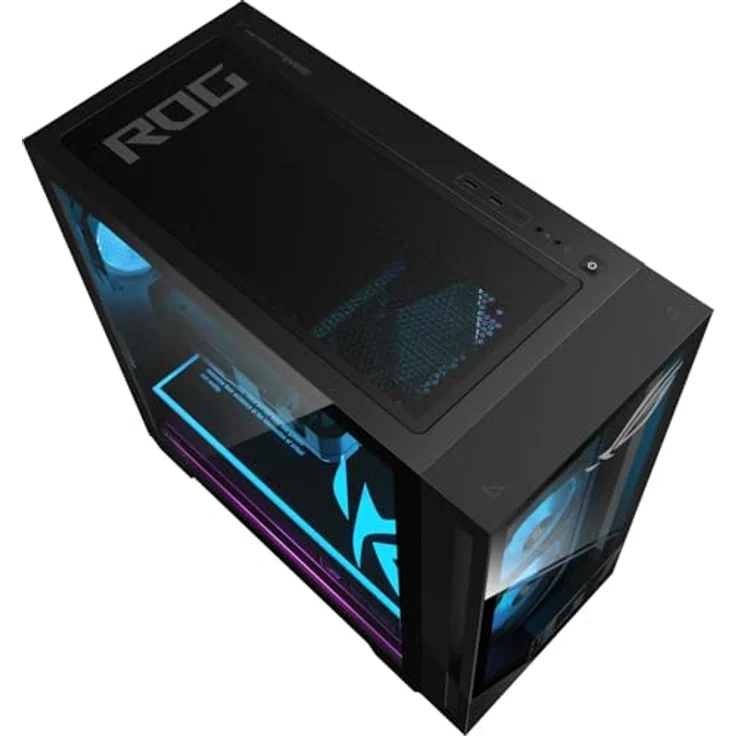 ASUS ROG G700, Komplettsystem mit Intel Core Ultra 7, 32 GB DDR5 RAM, 1 TB SSD, NVIDIA GeForce RTX 5060 Ti, Schwarz – Bild 3