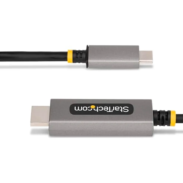 StarTech.com 3m USB-C zu HDMI 2.1 Adapter Kabel, 8K 60Hz, 4K 144Hz, HDR10, Thunderbolt 3/4 kompatibel, USB Typ-C auf HDMI Kabel (136B-USBC-HDMI213M) – Bild 4