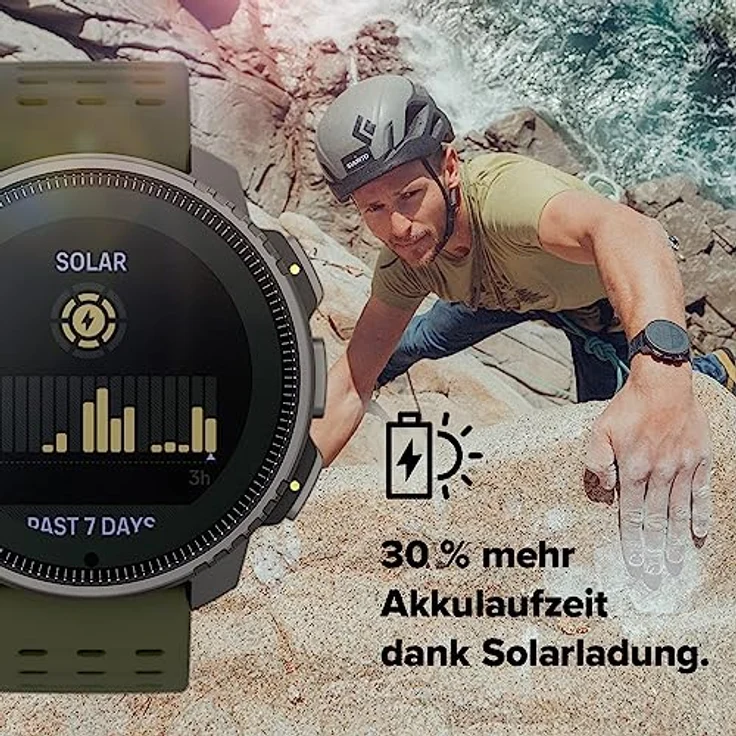 SUUNTO Vertical Abenteuer Uhr - GPS Smartwatch, Akkulaufzeit bis zu 50 Tagen, Militärgeprüftes Gehäuse, 100m Wasserdichtigkeit, Hergestellt in Finland mit 100% Erneuerbaren Energien – Bild 5