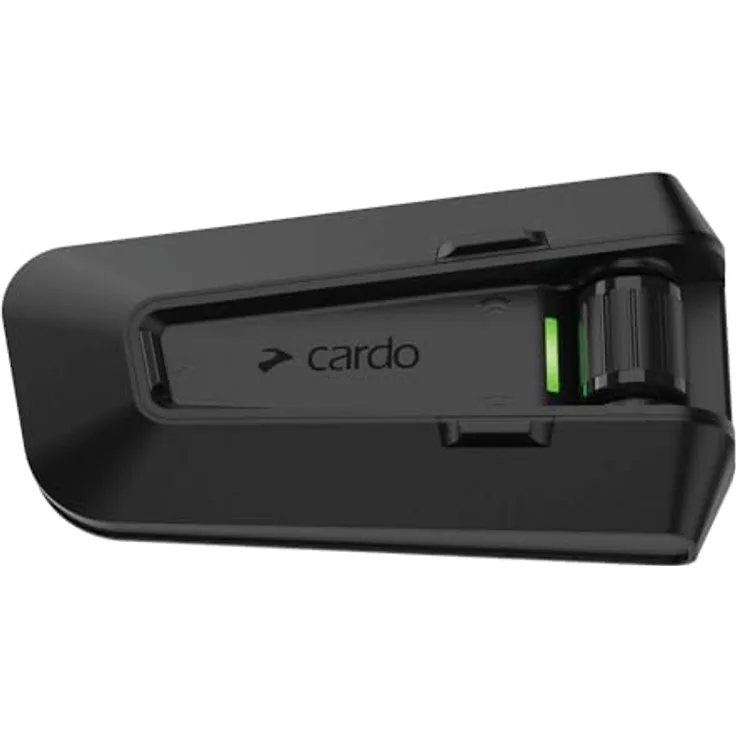 Cardo Packtalk PRO Kommunikationssystem Einzelset, Motorrad-Intercom mit Dynamic Mesh Communication, JBL HD-Lautsprechern und Sprachbedienung