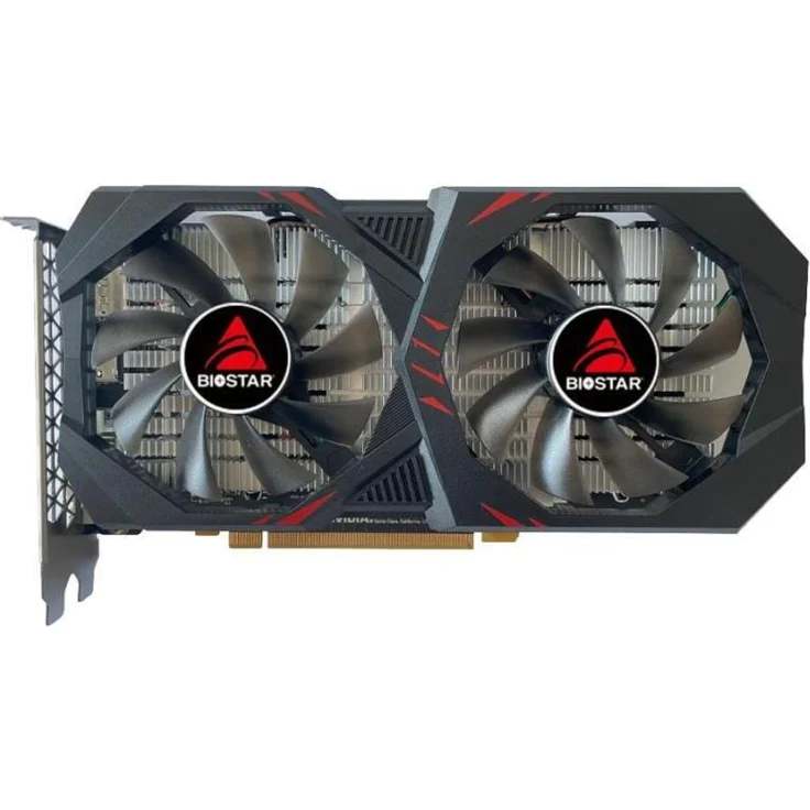 Biostar Gtx 1660 Ti 6gb Gddr6 Grafikkarte Silber - Next-Gen-Grafikkarte mit 1536 Shaders und aktiver Kühlung – Bild 1