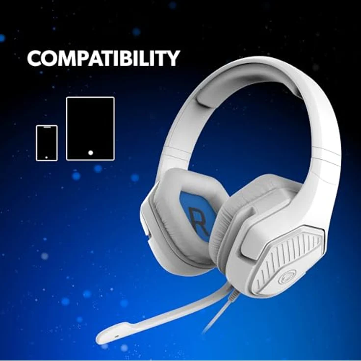 Snakebyte Headset Base 5, kabelgebundenes Gaming-Headset mit 50mm High-Quality Audio-Treibern, Schwarz – Bild 5