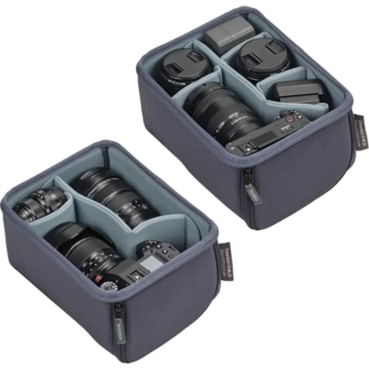 Shimoda Core Unit Mirrorless XS25, Fotorucksack für spiegellose Kameras, schwarz, mit verstellbarem Innenraum und Laptopfach bis 15,6 Zoll. – Bild 4