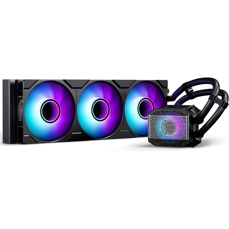 Phanteks Glacier One 360M25 G2, CPU Wasserkühler mit M25 G2 Lüftern, RGB-Beleuchtung, Schwarz