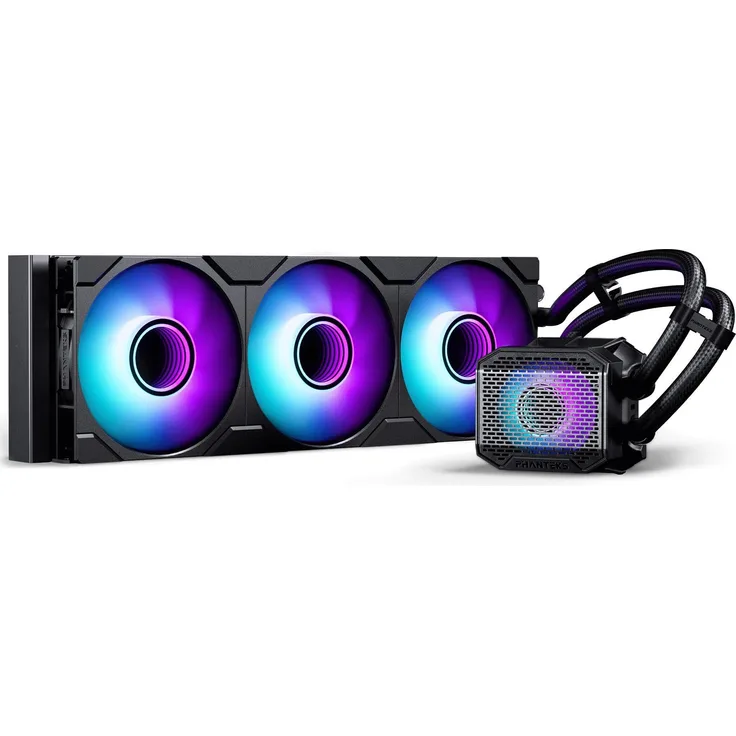 Phanteks Glacier One 360M25 G2, CPU Wasserkühler mit M25 G2 Lüftern, RGB-Beleuchtung, Schwarz