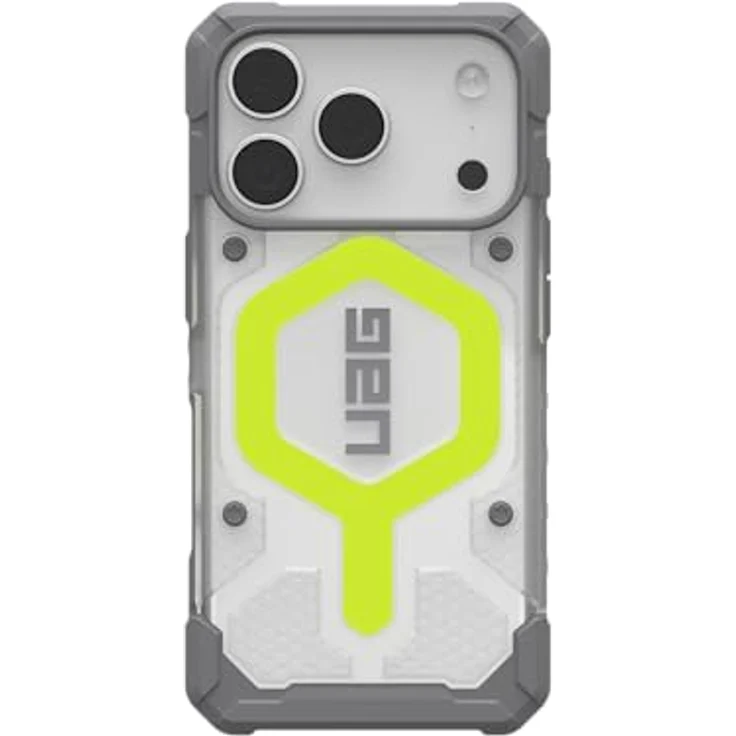 UAG Pathfinder MagSafe Hülle für Apple iPhone 17 Pro, transparente Schutzhülle in Gelb, stoßfest – Bild 7