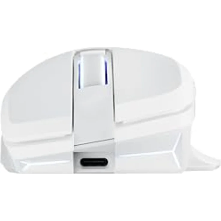 PowerColor ALPHYN AM10 Kabellose Gaming-Maus, Weiß, 26.000 DPI, PAW3395-Sensor, RGB-Beleuchtung, 6 Tasten, Bluetooth und 2,4-GHz-Dongle – Bild 5