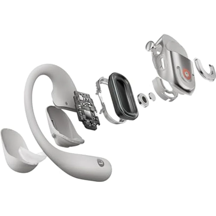 SHOKZ OpenFit 2+, Open-ear Headset mit Dual-Treibern, Dolby Audio, IP55-Zertifizierung, Bluetooth, Grau – Bild 5