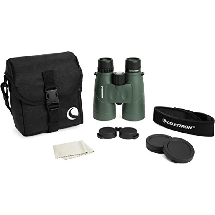 Celestron Nature DX 12x56 Dachkant-Fernglas mit Tasche, BaK4-Prismen, Phasenkontrastvergütung – Bild 2