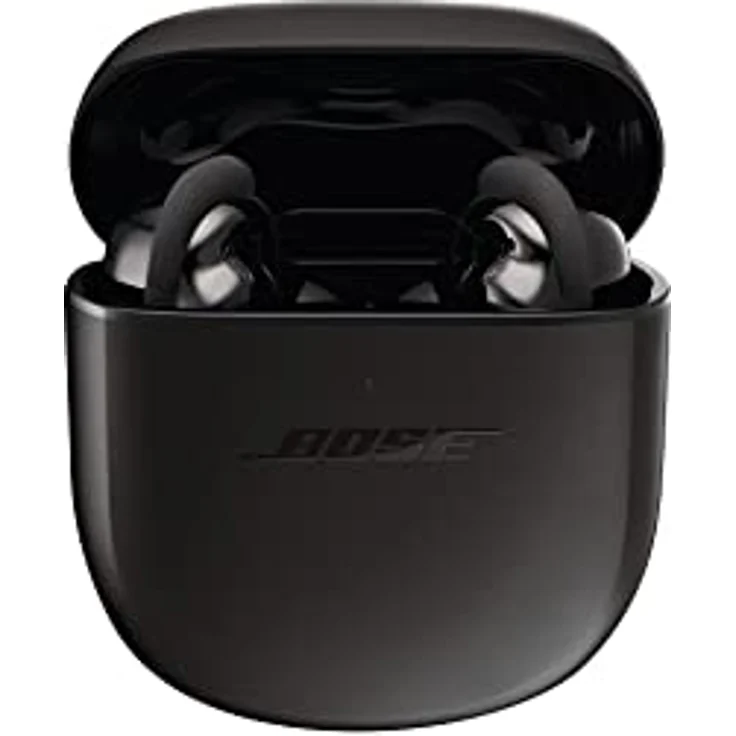 Bose QuietComfort Earbuds II Bundle mit textiler Hülle für Transportetui, kabellos, Bluetooth, weltweit Beste Noise-Cancelling In-Ear-Headphones mit personalisiertem Noise-Cancelling, Schwarz – Bild 3