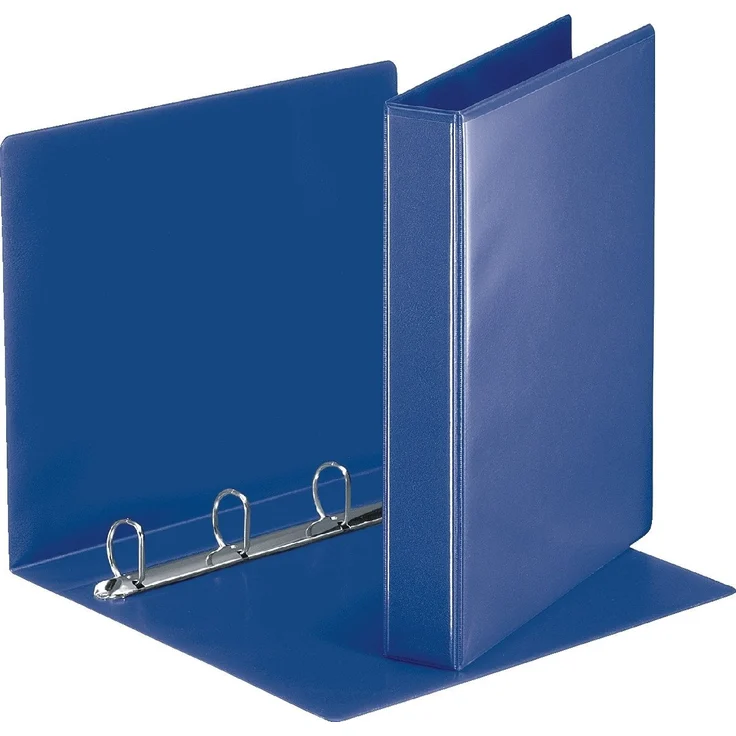 ESSELTE Präsentationsordner mit 4-Ring-Comi-D-Mechanik, blau