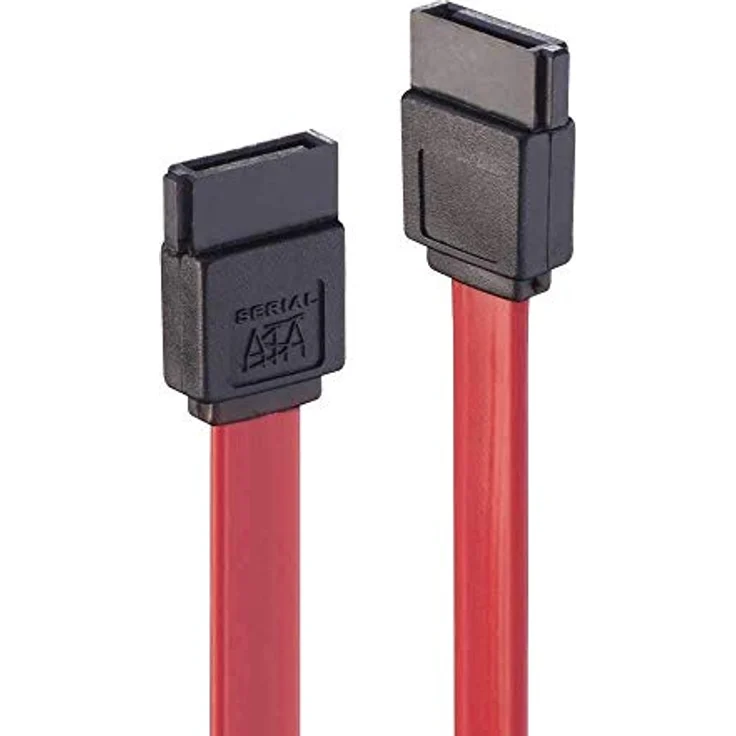 Lindy - SATA-Kabel - Serial ATA 150/300/600 - SATA bis SATA - 70cm - Rot (33325) – Bild 2