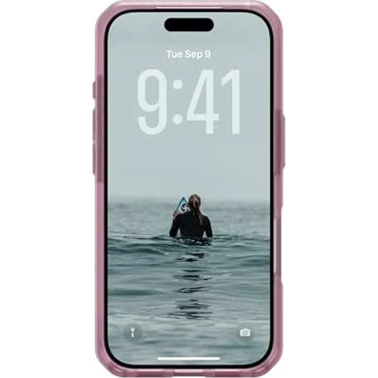 URBAN ARMOR GEAR Dot Case für Apple iPhone 17 Pro, sturzfest mit Magnetring, Wireless Charging, abgeflachte Ecken, 4,6m Fallschutz, lila (transparent) – Bild 4