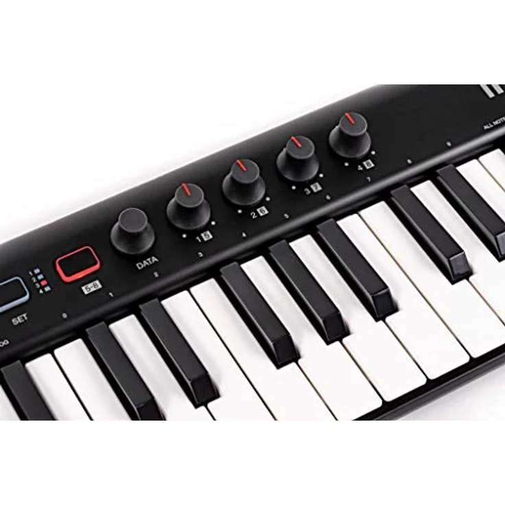 IK Multimedia iRig Keys 2 - Universell einsetzbares MIDI Keyboard für iOS, Android, MAC und PC, 37 anschlagdynamische Mini-Tasten, schwarz - Preisvergleich – Bild 5