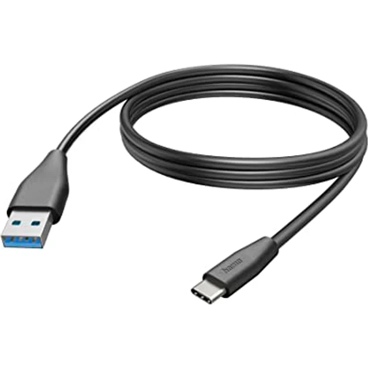 Hama Ladekabel, USB-C - USB-A, 3 m, Schwarz