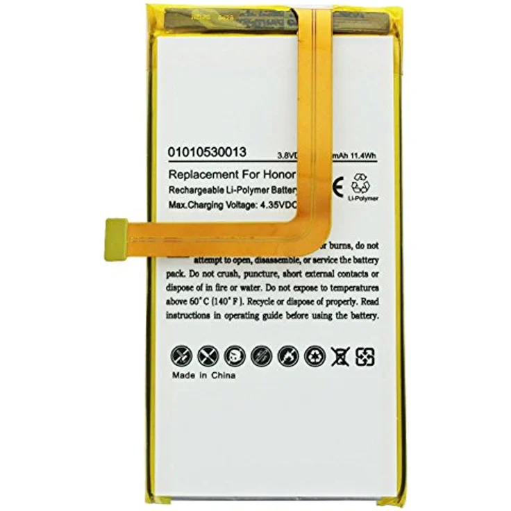 AccuCell Akku HB494590EBC kompatibel mit Huawei Honor 7 und Ascend G628, Li-Polymer, 3,8 Volt, 3000mAh, inkl. Schutzelektronik – Bild 1