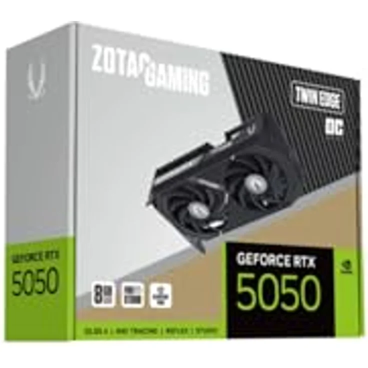 Zotac GeForce RTX 5050 Twin Edge OC, Grafikkarte mit 8 GB GDDR6, Boost-Frequenz bis 2602 MHz, HDMI und 3x DisplayPort – Bild 6