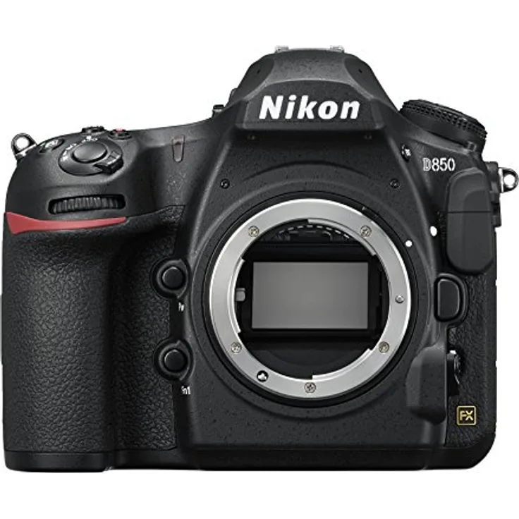 Nikon D850 Vollformat Digital SLR Kamera (45,4 MP, 4K UHD Video incl. Zeitlupenfunktion, EXPEED 6-Prozessor, 3,2 Zoll/8 cm neigbarer Touch-Monitor mit 2,4 Mill. Bildpunkten, WiFi und NFC, SnapBridge)