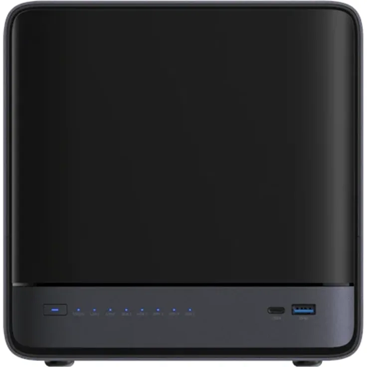 Minisforum N5 Air AI NAS Server, Ryzen 7, 16GB RAM, 64GB eMMC, duale 10GbE + 5GbE-LAN, erweiterbare Speichermöglichkeiten