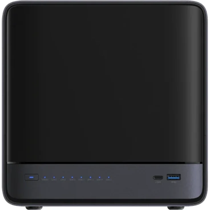 Minisforum N5 Air AI NAS Server, Ryzen 7, 16GB RAM, 64GB eMMC, duale 10GbE + 5GbE-LAN, erweiterbare Speichermöglichkeiten